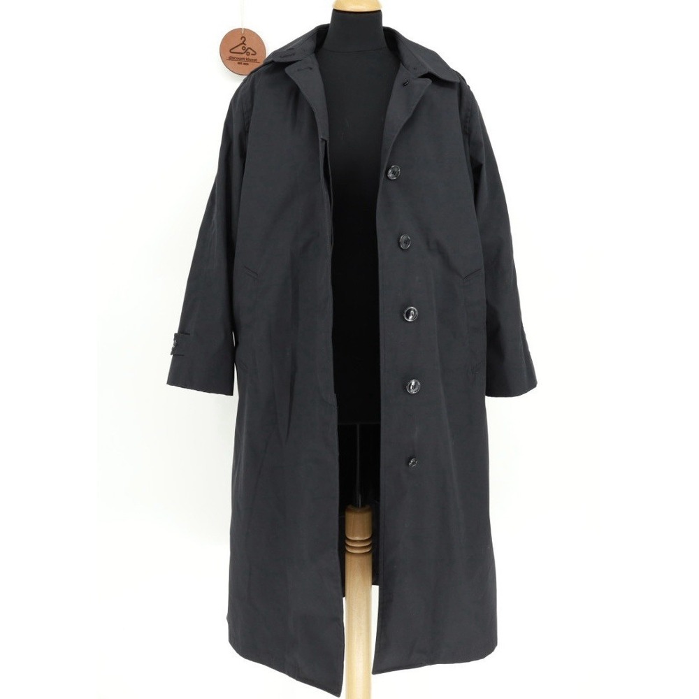 DSCP Quarterdeck Black Collection Zip Out Fleece Lined‎ Trench Coat Women's 14R